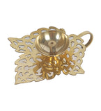 Leaf Brass Dia With Handle