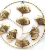 Round Small Hammer Leaf Wall Decor Set of 3