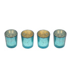 Three Layer Lotus With 4 Green Glass Votive