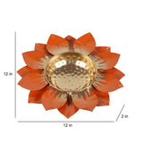 Orange & Gold FLower Urli