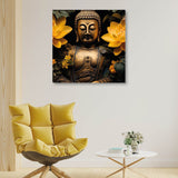 Gautam Buddha ji Canvas Painting for Home, Bedroom & Living Room