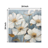 White Rose Canvas Painting for Home, Bedroom & Living Room