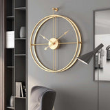 Gold Round Wall Clock
