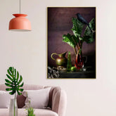 320 GSM Vintage Still Life Portrait Canvas Painting