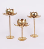 Detachable Lotus Teailight Holder Set of 3