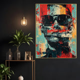 Geometric Abstract Jesus Decorative Cotton Canvas Wall Painting