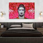 Colorful Buddha in Wall Painting