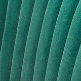 Classic Curved Back Teal Velvet Lounch Chair
