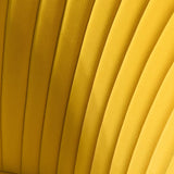 Classic Curved Back Yellow Velvet Lounge Chair