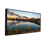 Calm Lake Reflection Canvas Wall Art Painting