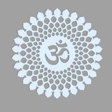 Beautiful OM Mandala Backlit with LED Wooden Wall Hanging