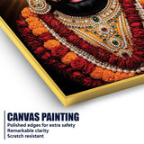 Khatu Shyam Ji Sacred Devotional Canvas Wall Painting Spiritual Home Decor