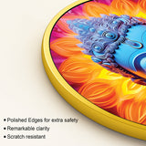 Luxury Gautam Buddha Decorative Round Wall Painting