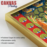 Pichwai Shreenathji Krishna Canvas Wall Painting