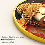 Premium Luxury Round Gautam Buddha Wall Painting