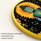 Zen Gautam Buddha Round Paintings for Home and Office