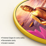 Stylish Spiritual Gautam Buddha Home Décor Round Wall Painting