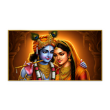 Handcrafted Radha Krishna Wall Painting – Perfect For Your Walls