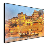 The Sacred Land Of Banaras Framed Wall Art
