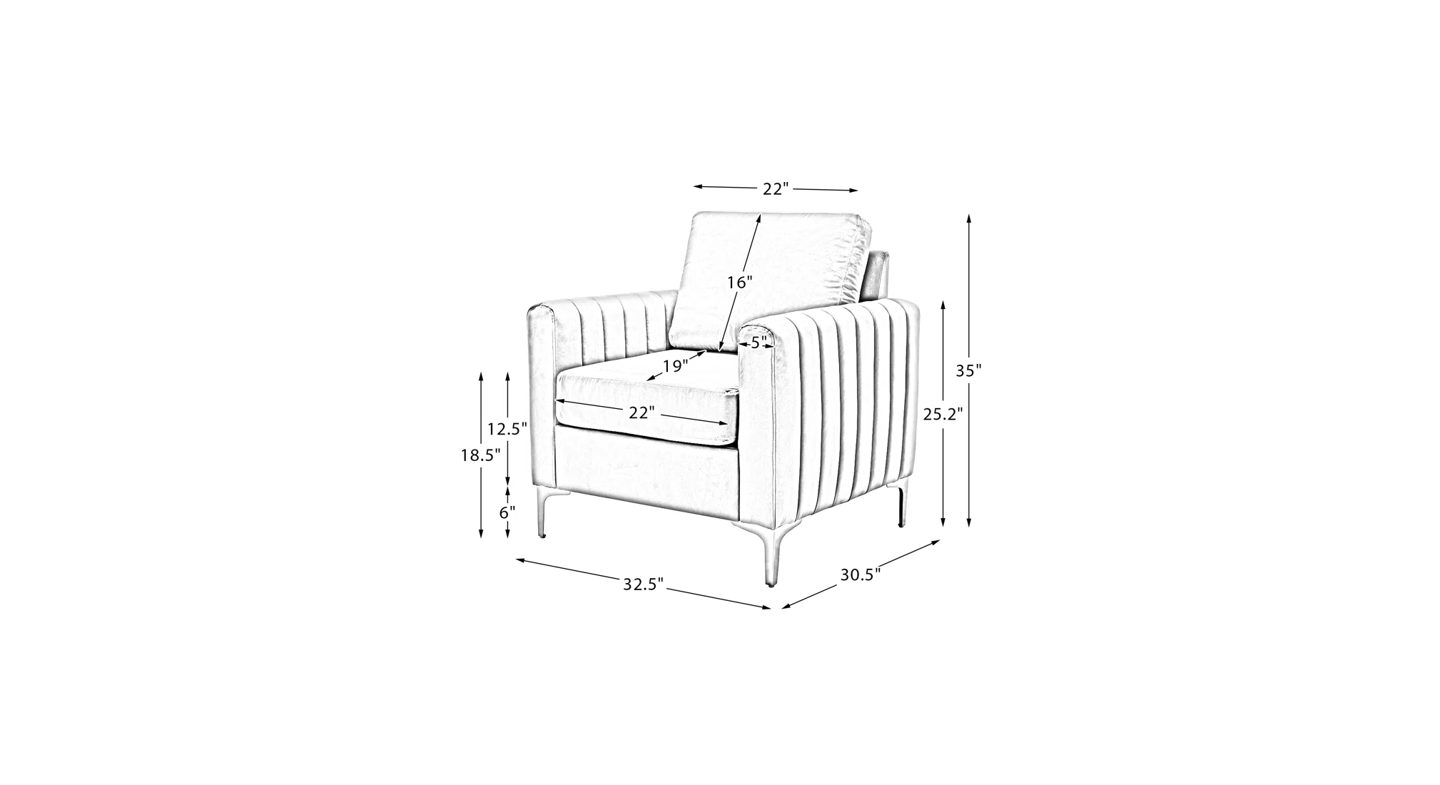 Pink Rafeal Lounge Chair