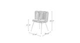 Blue Marsillio Accent Chair