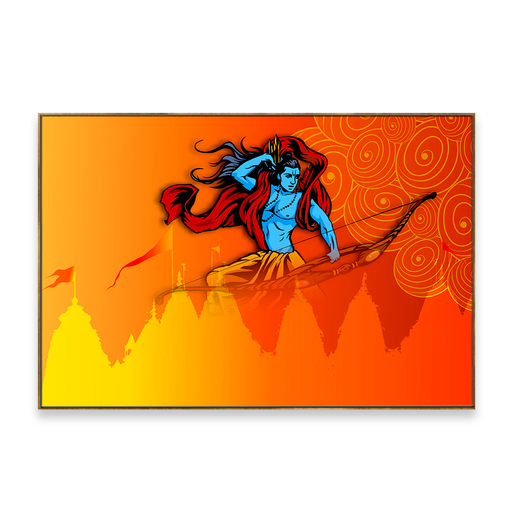 Ram Ji Wall Painting for Living Room