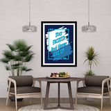 Stay Focused And Never Give Up Motivational Posters Wall Frames for Students, Business, Employees, Startup