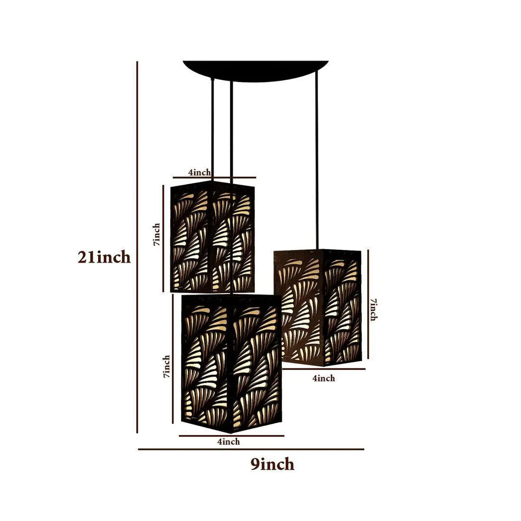 Hanging Ceiling Light Wooden Modern Lamp For Home Decoration Living Room