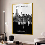 Balance Between Day And Night Cotton Canvas Wall Painting