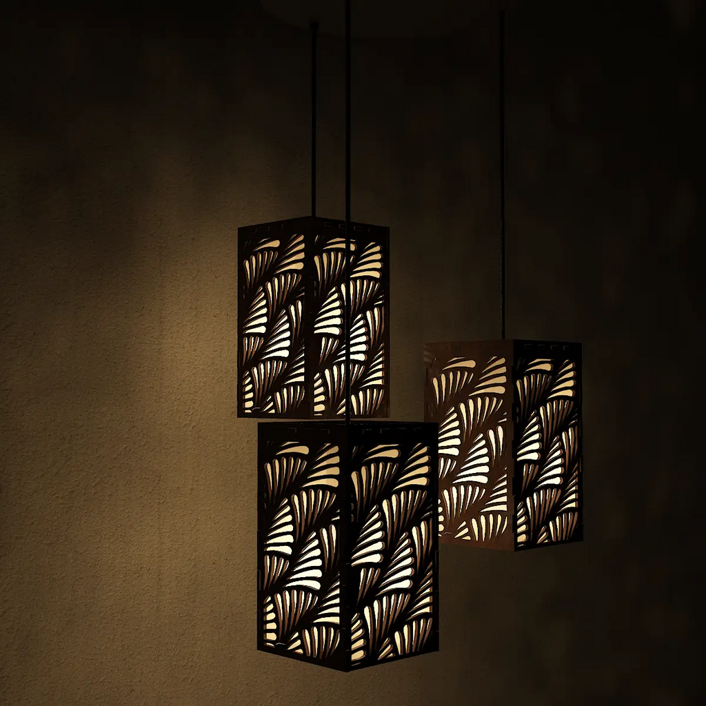 Hanging Ceiling Light Wooden Modern Lamp For Home Decoration Living Room