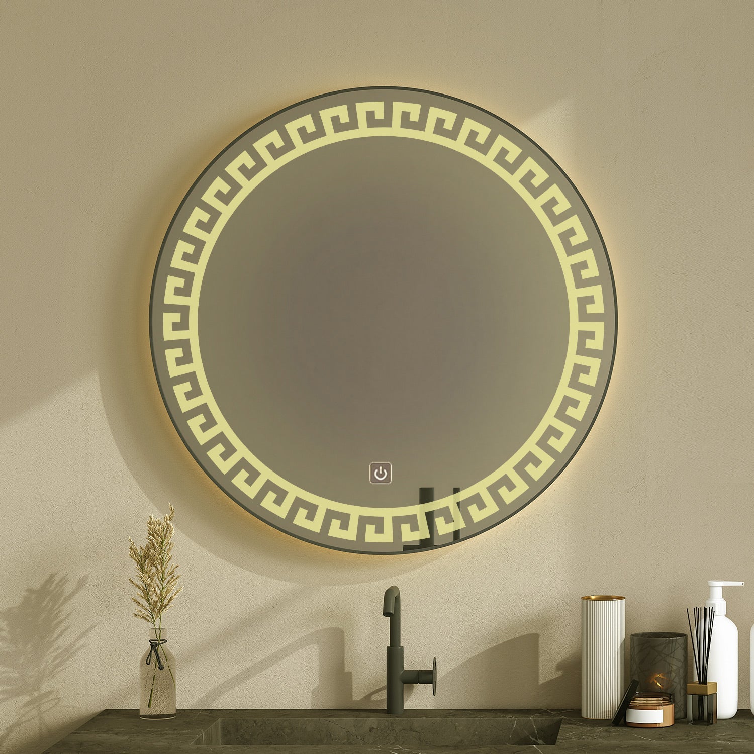 Beautiful Designer Twinkling Stars Bathroom Mirror With LED