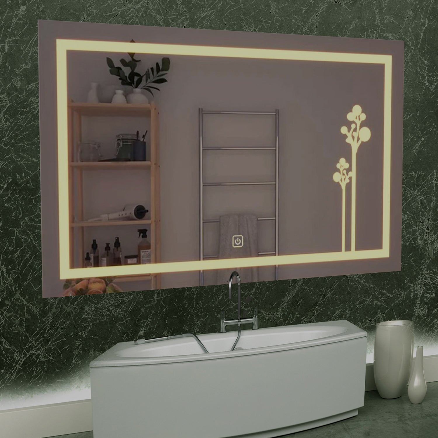 The Designer Tree Led Bathroom Mirror