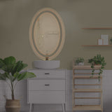 Beautiful Modern Designed Oval Shape Wall Mirror