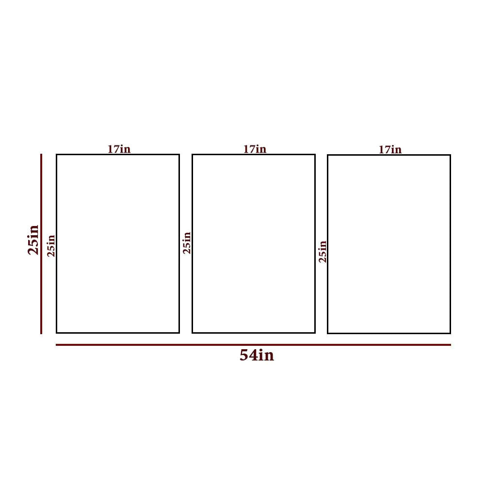 Gleeful Sunrise View Frames Set Of 3