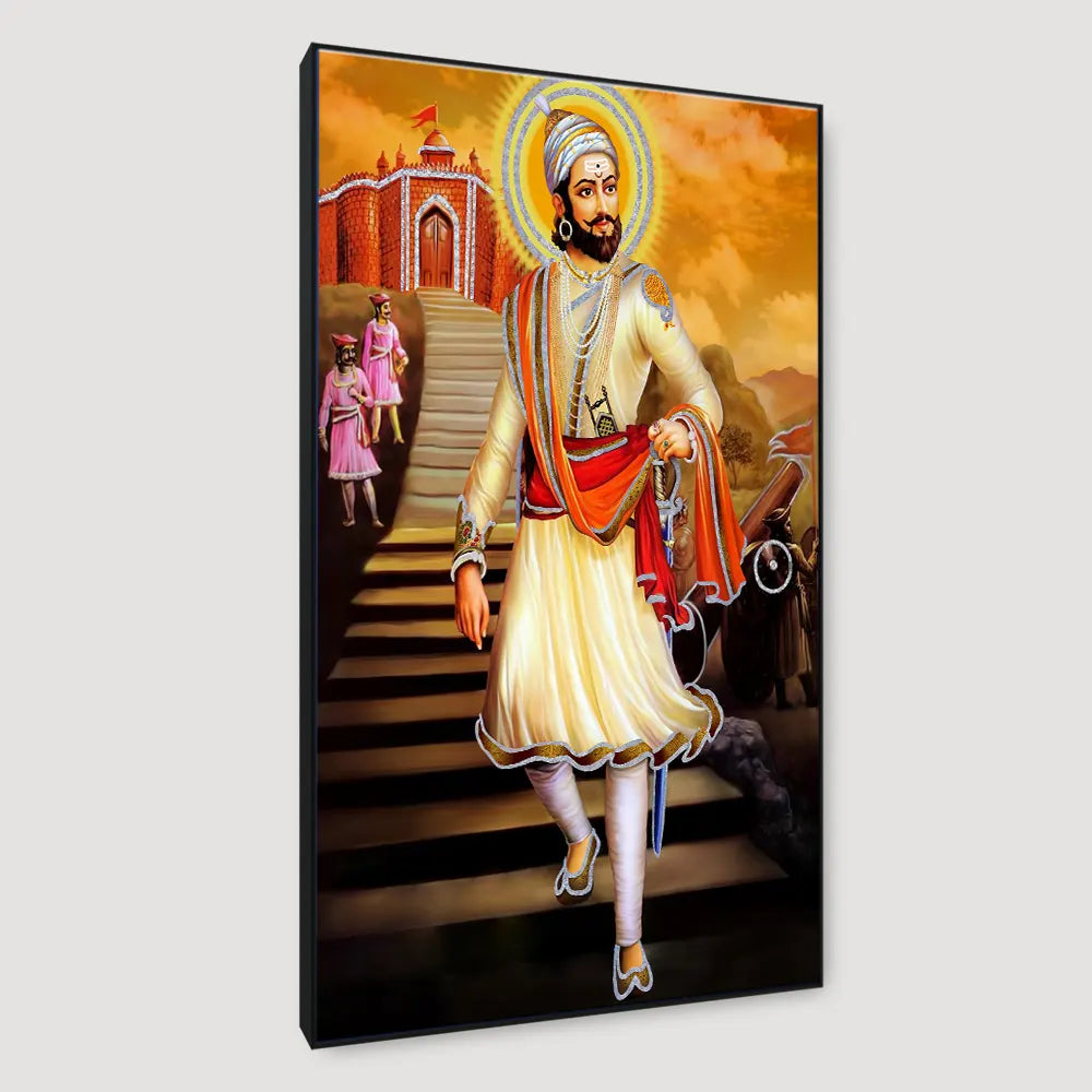 Illustrious Shivaji Framed Wall Art