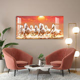 Horse Acrylic Wall Painting for Farmhouse Living Room – Rustic Art