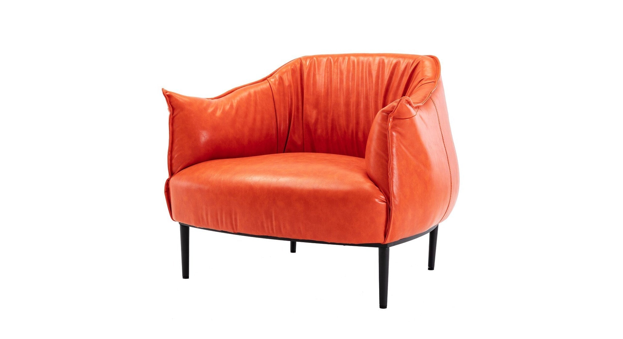 Orange Almeda Accent Chair