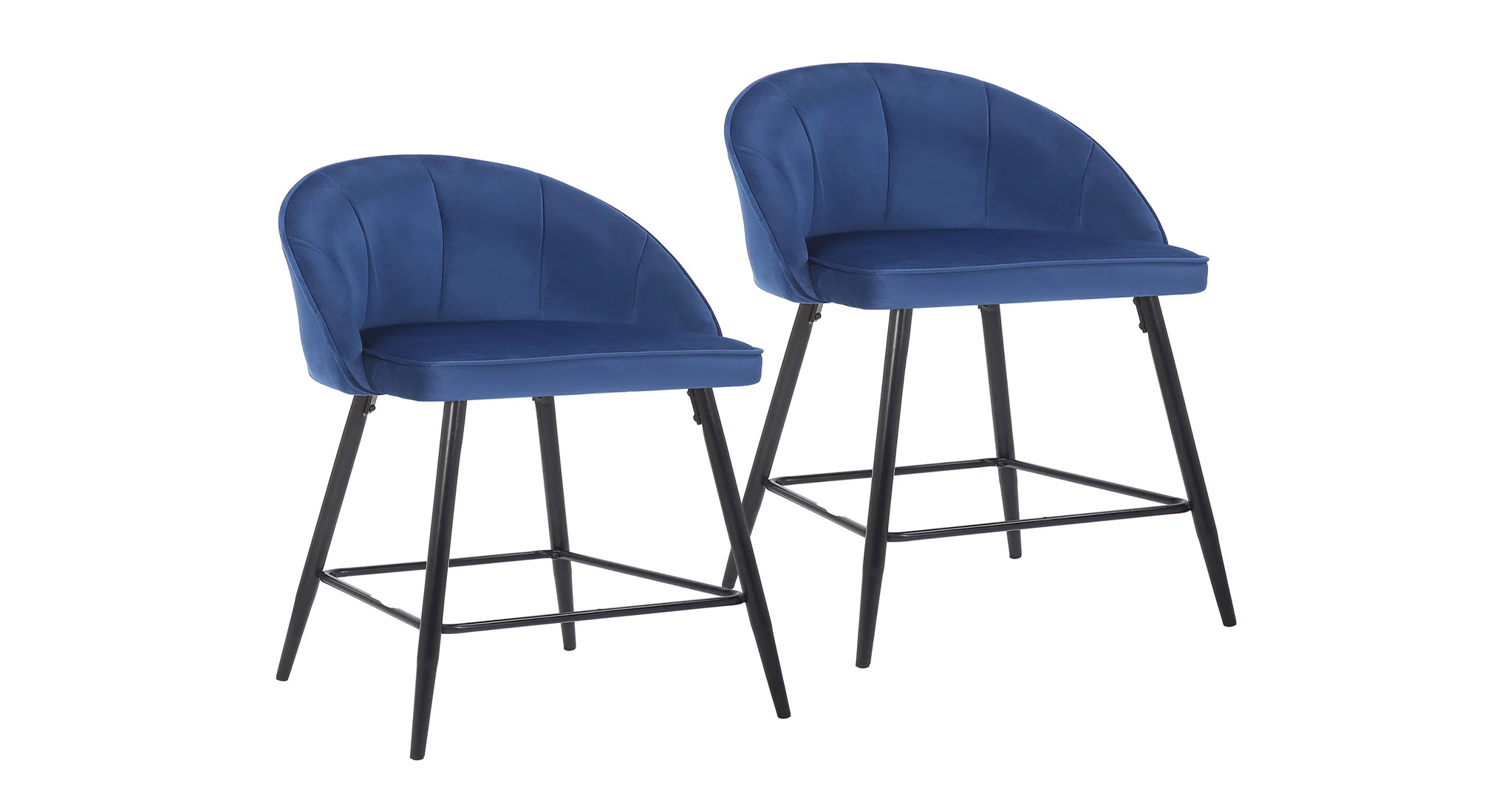 Blue Color HinVMen Counter Stool