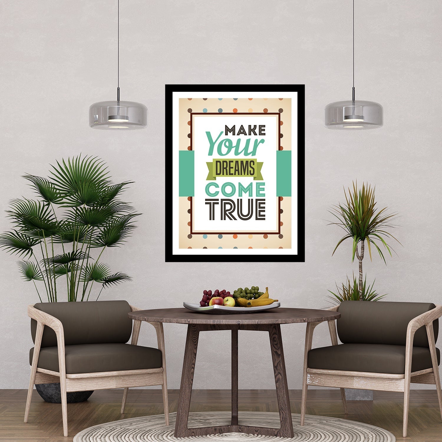 Make Your Dreams Come True Premium Motivational Quotes Photo Frame