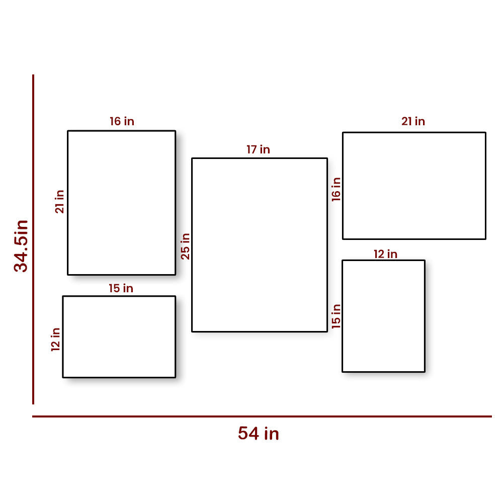 Imagination Of Nature Frame Set Of 5