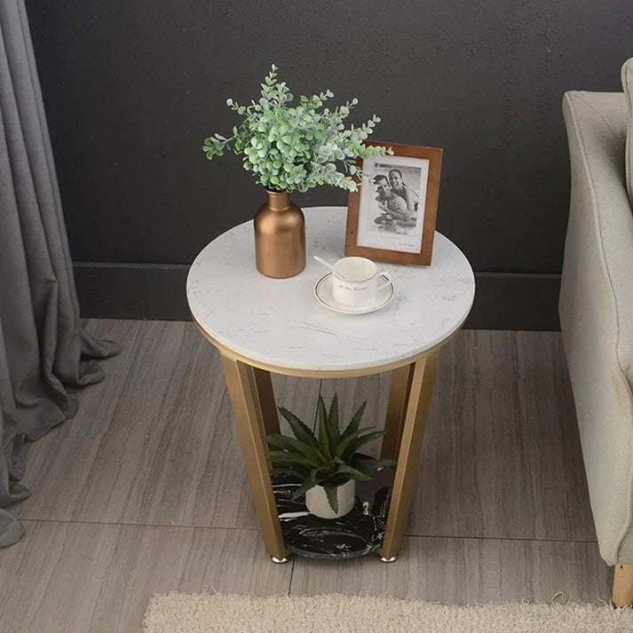 Premium Golden Tapered Coffee Table