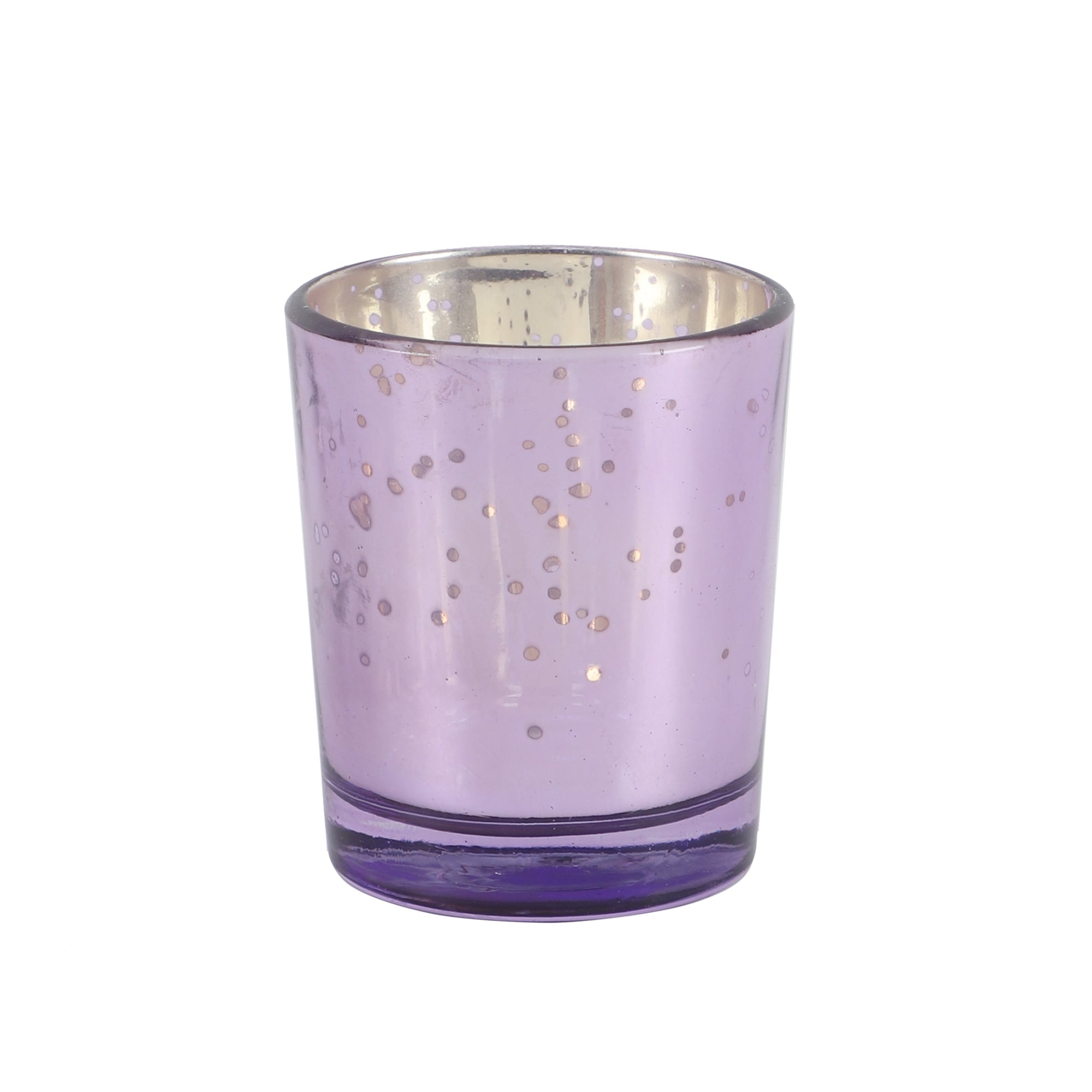 Purple Glass Votive Set of 4