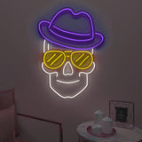 Trippy Skull Neon LED Light