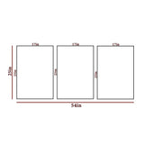 Tangled Abstract Wall Frame Set of 3