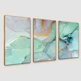 Beautiful Abstract Wall Art Wood Framed Canvas Painting