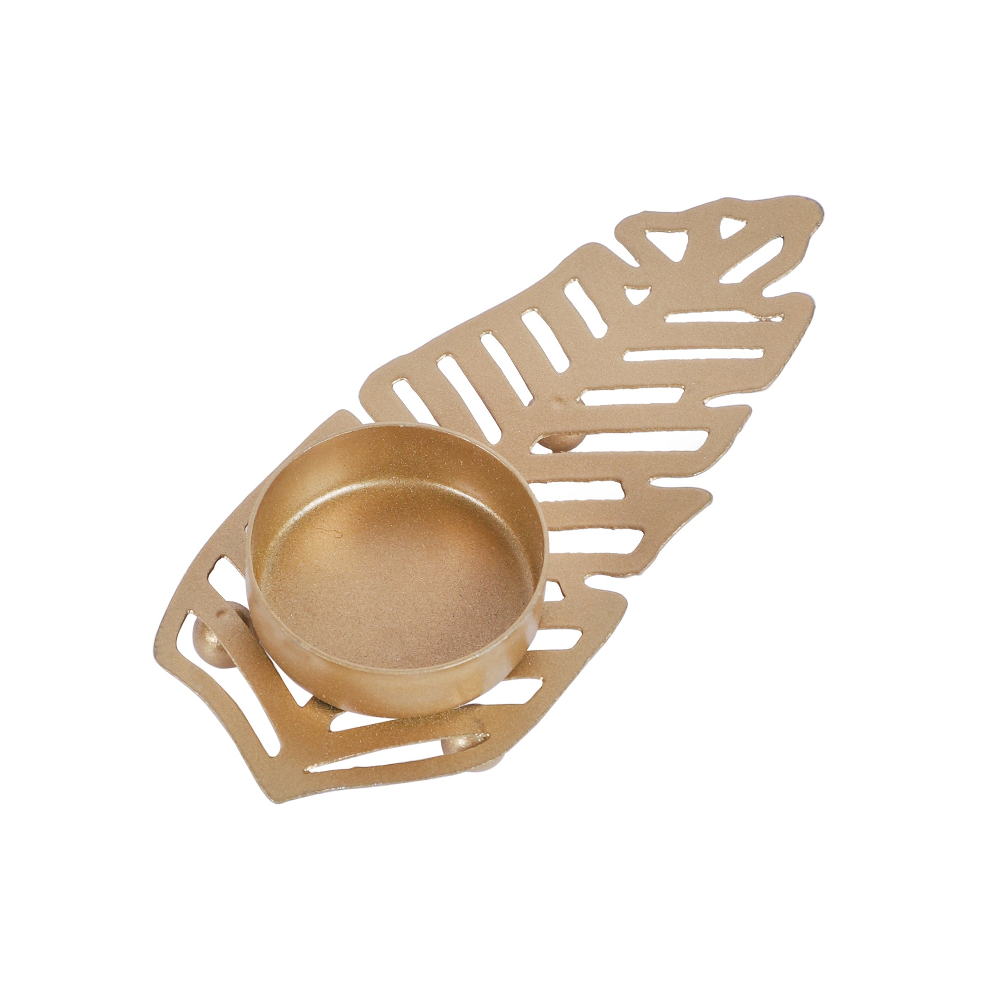Leaves Shape Tealight Holder Set of 4