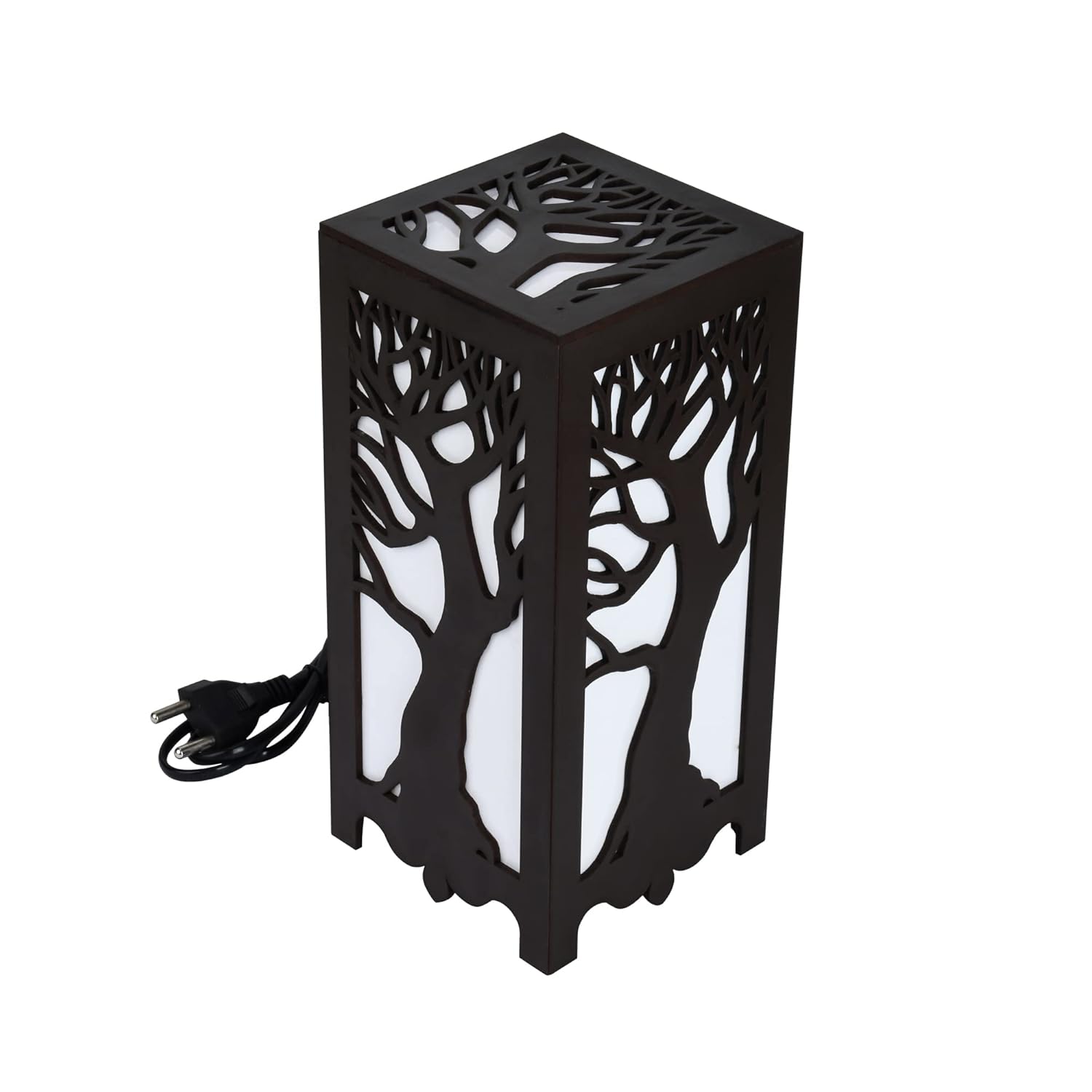 Decorative Wooden Table Lamp - Elegant Tree Design Wood Hanging Lights