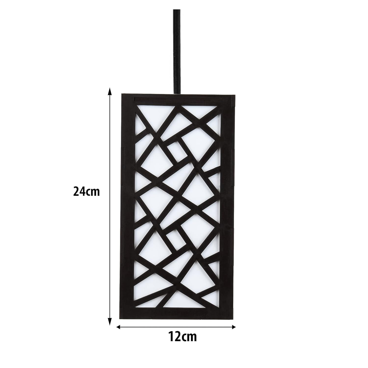 Unique Geometric Wood Light Fixture