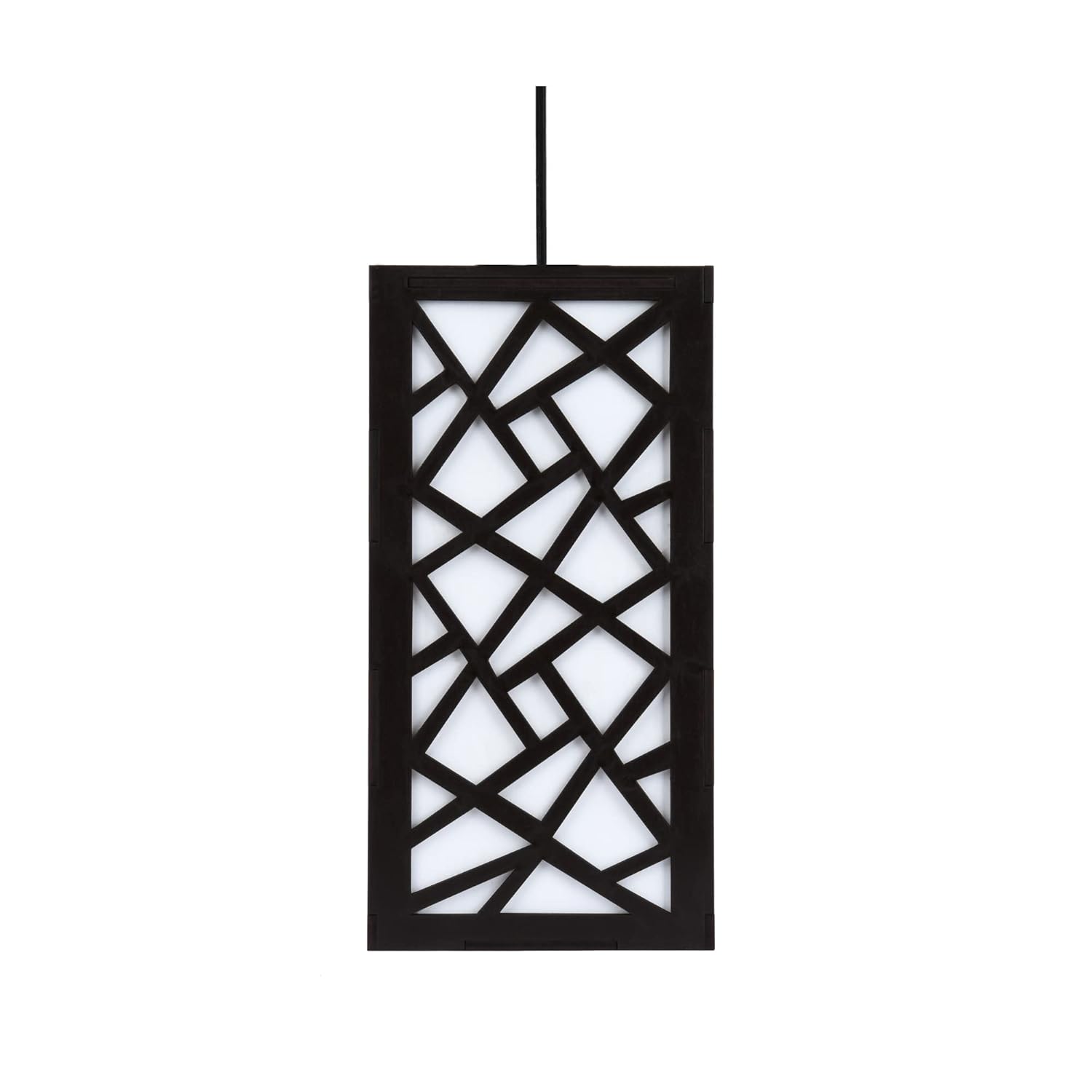Unique Geometric Wood Light Fixture
