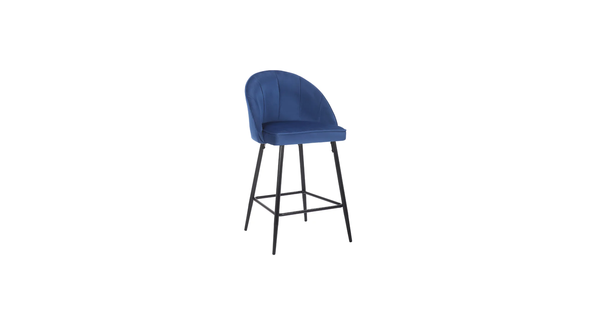 Blue Color HinVMen Counter Stool